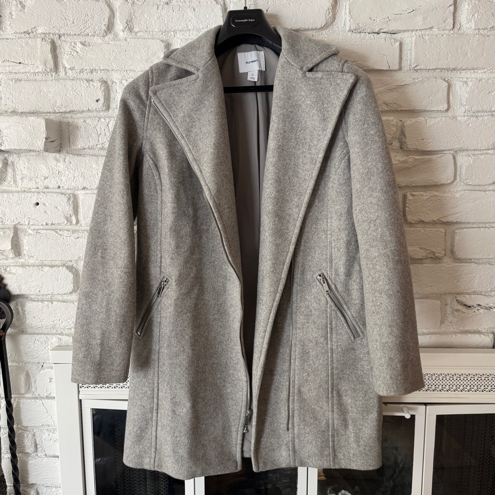 Gray classic coat - Old Navy S Tall